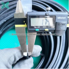 Gioăng cao su xốp EPDM chữ D 9.3x7x1.8