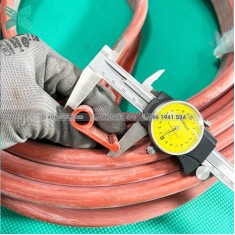 Gioăng silicon đỏ sắt chữ P 39x15x3 