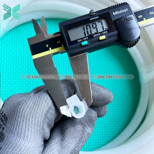 Gioăng silicon trắng chữ D 11.6x17x5.9