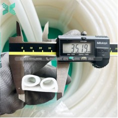Gioăng silicon trắng chữ E 35x15x2