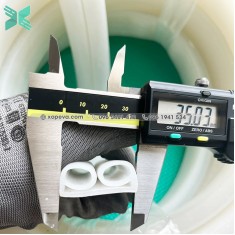 Gioăng silicon trắng chữ E 35x15x2