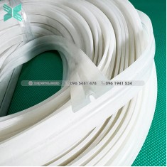 Gioăng silicon trắng chữ I 30x6