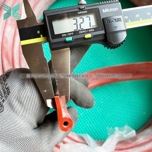 Gioăng silicon đỏ chữ P 25x10x3