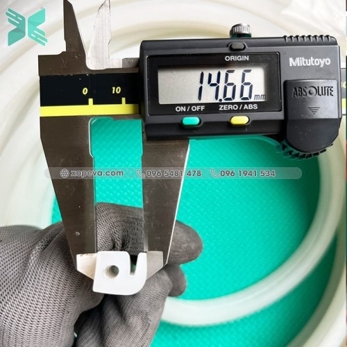 Gioăng silicon trắng 12x15x1.8