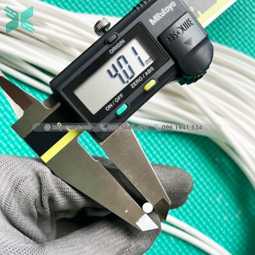 Gioăng silicon trắng đục phi 4