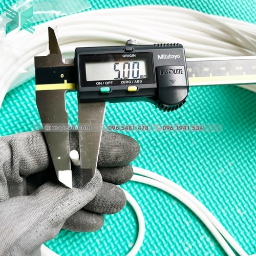 Gioăng silicon trắng đục phi 5