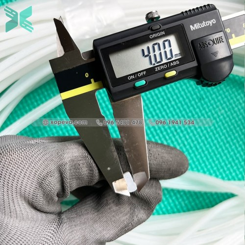 Gioăng silicon trắng trong chữ T 4x7.7x3.1