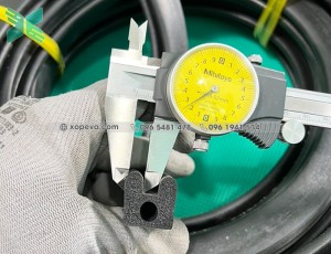 Gioăng cao su xốp chữ U 20x20x6 Gioăng cao su xốp chữ U 20x20x6