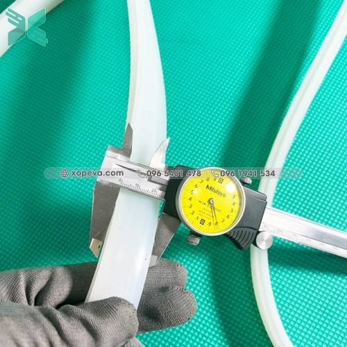 Gioăng silicon trắng nối nhiệt chữ U 10x24x3.8