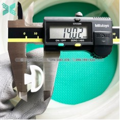 Gioăng silicon trắng chữ D 10x15x1.5