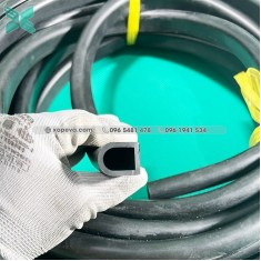 Gioăng cao su EPDM đen chữ D 20x25x3 Gioăng cao su EPDM đen chữ D 20x25x3