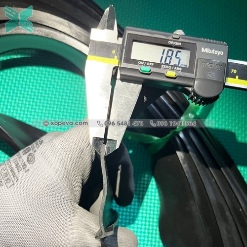 Gioăng cao su EPDM chữ T 50x10x1.8