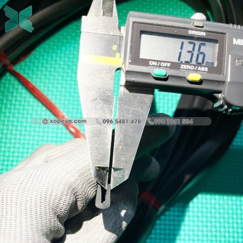 Gioăng cao su EPDM chữ U 6x10.1x1.9