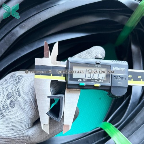 Gioăng cao su EPDM chữ U 22x11x2