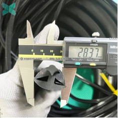 Gioăng cao su EPDM chữ H 28.7x20x5