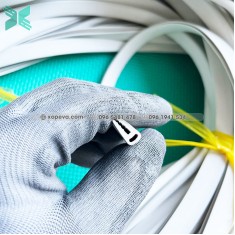 Gioăng cao su EPDM trắng chữ U 6.5x13.8x1.6