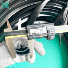 Gioăng cao su EPDM chữ D 18x27x2.5