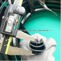 Gioăng cao su EPDM chữ D 18x27x2.5