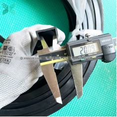 Gioăng cao su EPDM chữ U 24x10x2