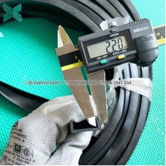 Gioăng cao su EPDM chữ U 24x10x2