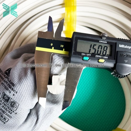 Gioăng cao su EPDM trắng chữ T 15x16x6