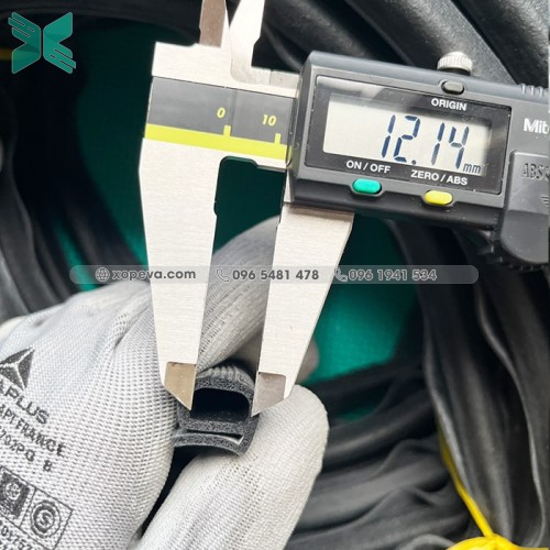 Gioăng cao su xốp EPDM chữ E 16x14.5x2
