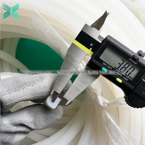 Gioăng silicon trắng chữ D 10x10.5x3.5