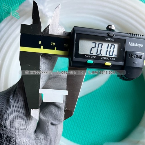 Gioăng silicon trắng chữ T 20x9x14