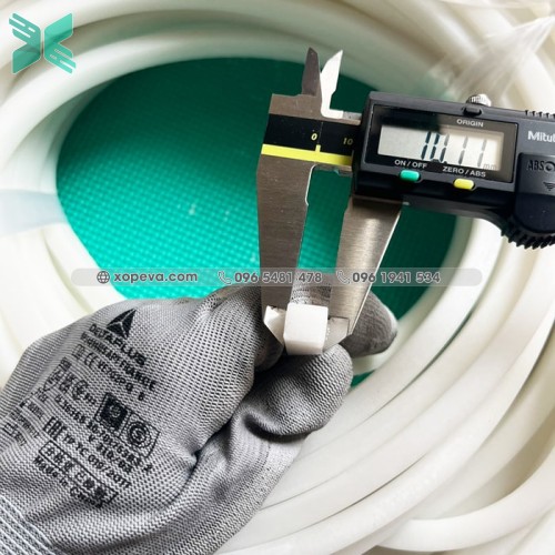 Gioăng silicon xốp trắng CN 9x10