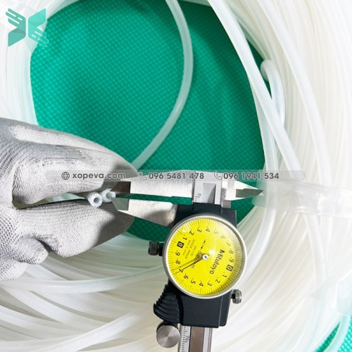 Ống silicon trắng 3x6