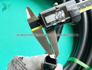 Gioăng cao su EPDM chữ D 20x15x2 Gioăng cao su EPDM chữ D 20x15x2