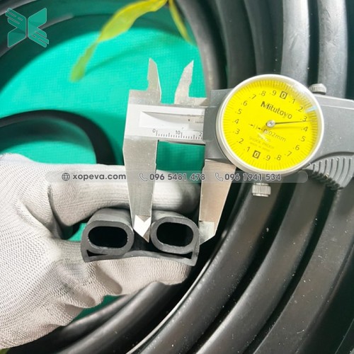 Gioăng cao su EPDM chữ E 42x16x2