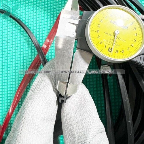 Gioăng cao su EPDM chữ H 5x4x1