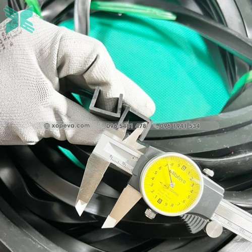 Gioăng cao su EPDM chữ U 20x15x2