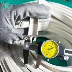 Gioăng cao su EPDM trắng chữ U 22x8x2