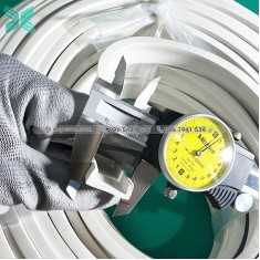 Gioăng cao su EPDM trắng chữ U 22x8x2