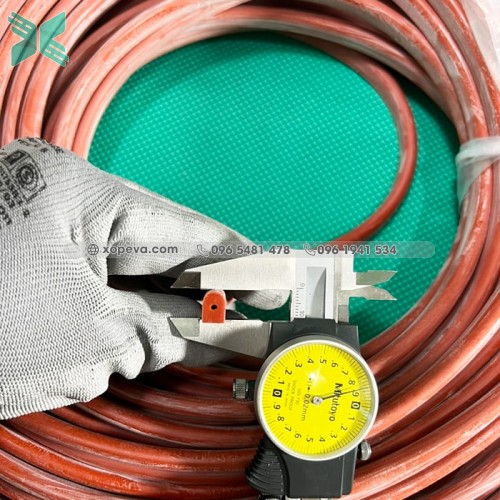 Gioăng silicon đỏ chữ D 7.2x9.4