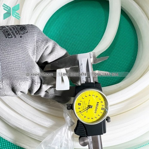 Gioăng silicon trắng chữ U 13x20x4