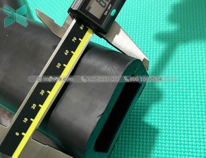 Gioăng cao su EPDM chữ D 80x50x10 Gioăng cao su EPDM chữ D 80x50x10