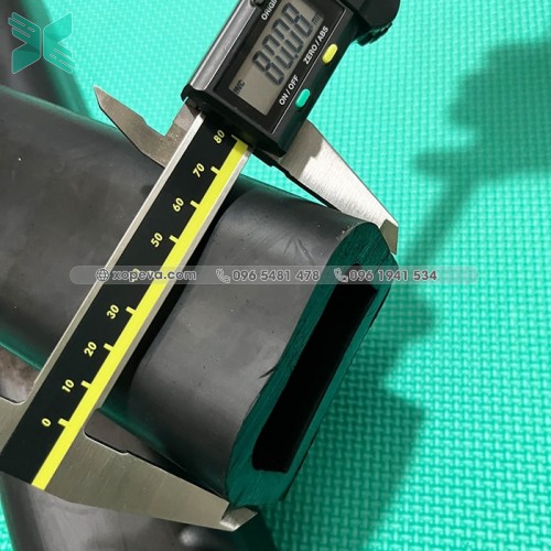 Gioăng cao su EPDM chữ D 80x50x10