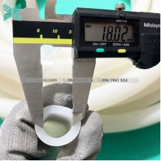 Ống silicon trắng 18x27 Ống silicon trắng 18x27