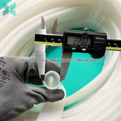 Ống silicon trắng 26x22