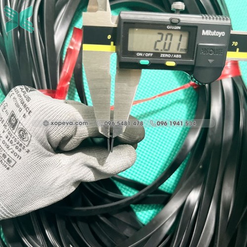 Gioăng cao su EPDM chữ U 4x10x1