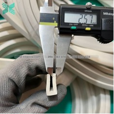 Gioăng cao su EPDM trắng chữ U 10x20x3