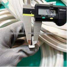 Gioăng cao su EPDM trắng chữ U 10x20x3