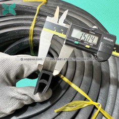 Gioăng cao su xốp EPDM chữ U 30x15x10