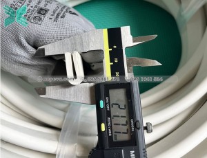 Gioăng cao su EPDM trắng chữ U 8.7x20x3.2