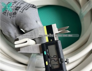 Gioăng cao su EPDM trắng chữ U 8.7x20x3.2