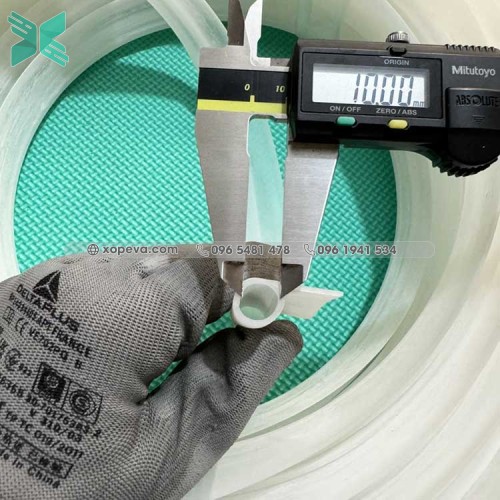 Gioăng silicon trắng chữ P 28.5x13x1.5